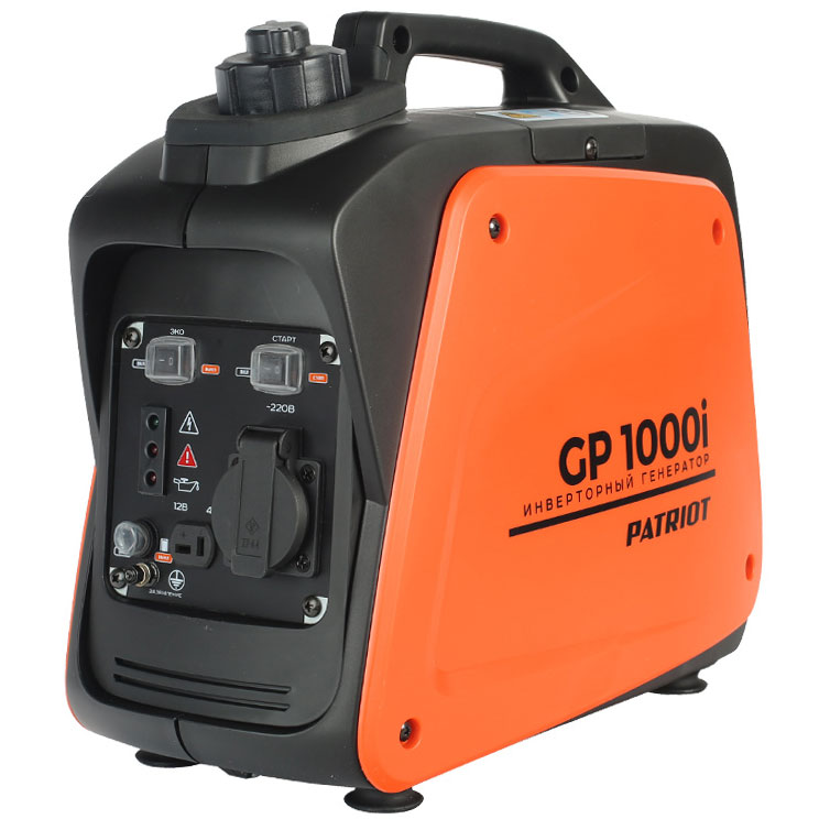 Генератор Patriot GP-1000i. Фото 1 (лицевая сторона)