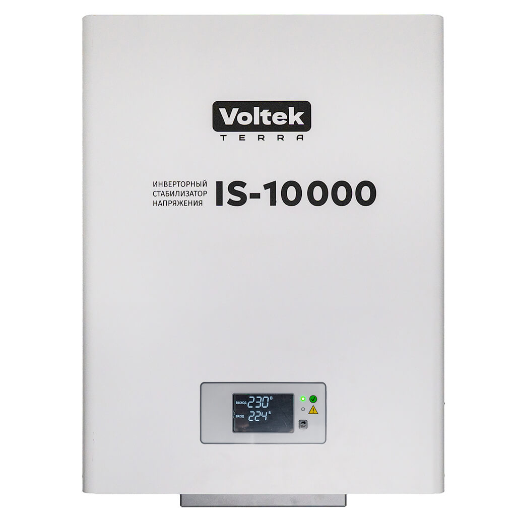 Стабилизатор напряжения Voltek IS-10000. Фото 1 (лицевая сторона)