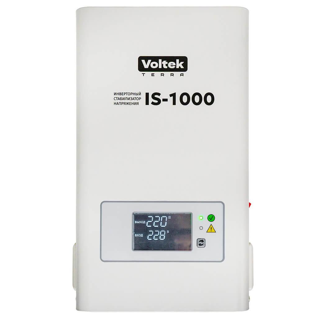 Стабилизатор напряжения Voltek IS-1000. Фото 1 (лицевая сторона)