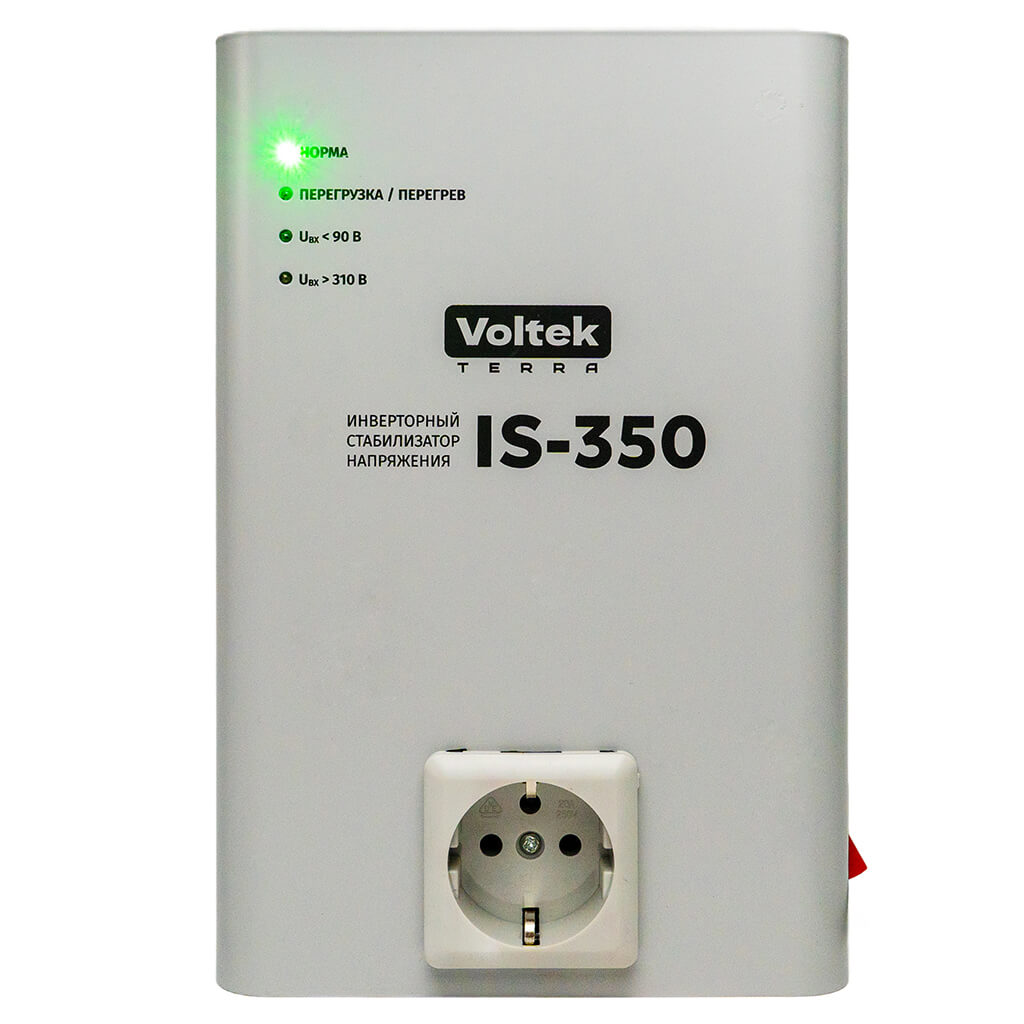 Стабилизатор напряжения Voltek IS-350. Фото 1 (лицевая сторона)